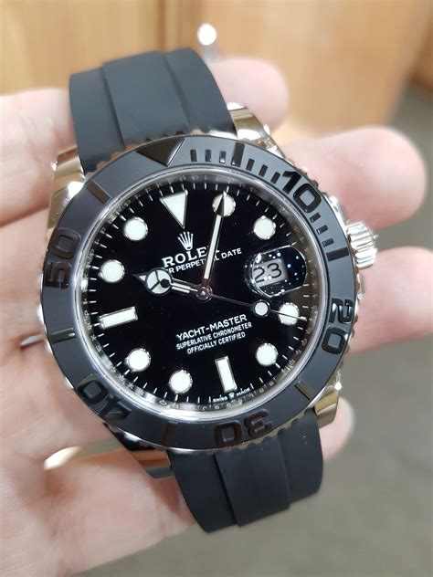 rolex yacht master black dial|rolex yacht master price.